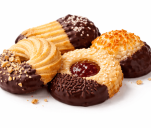 Butter mix - dipped in chocolate